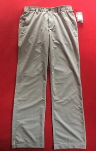 New Under Armour Golf Pants Straight Leg Gray Nylon Polyester Stretch Size 32x32 - Picture 1 of 12