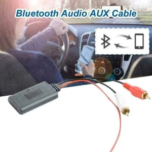 Car Universal Wireless Bluetooth Module Music Adapter New E8N1 Rca Aux T4N7 W7T9 - Photo 1/11