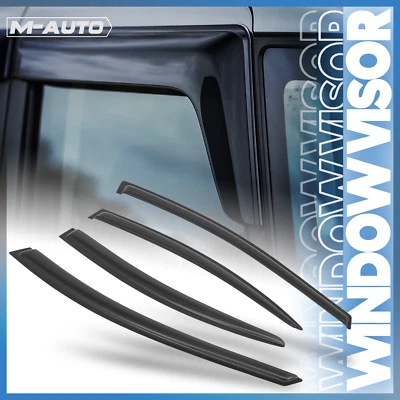 Visera de ventana con cinta adhesiva protector solar ventilación viento lluvia deflector para Dodge Intrepid 98-04 Foto 1 de 4