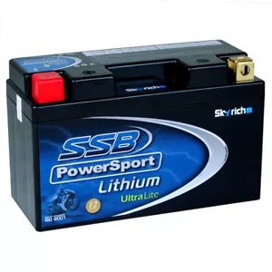 TRIUMPH DAYTONA 675 ULTRA LIGHT SSB 12V 190CCA LITHIUM BATTERY LFP9B-4 - YT7B-4 - Picture 1 of 4