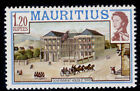 MAURITIUS QEII SG540A, 1978 1r 20 dom rządowy, w idealnym stanie.