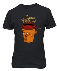 Potter Espresso Patronum Gryffindor Coffee Funny Muggle Men's T-Shirt - Picture 1 of 13