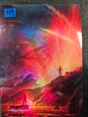 2024 Topps Chrome Star Wars Galaxy  Anakin~ THE HIGH GROUND #69 Blue Ref 111/150 - Image 1 of 3