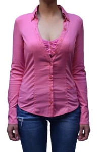 CAMICIA 198€ - 70% FRANKIE MORELLO DONNA G171 0153 ROSA mis.disp. 38/40/42 P/E. - Foto 1 di 3