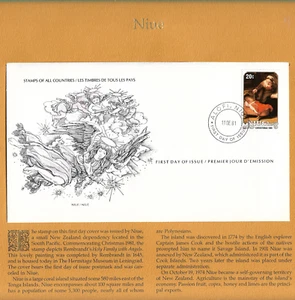 Niue 1981 First Day of Issue Christmas 1981 20 Cent 1x Postage Stamp 12-215 - Picture 1 of 5