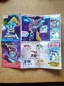 Transformers Voltron Dreamworks Legendary Defender Catalogue 2017 - Picture 1 of 2
