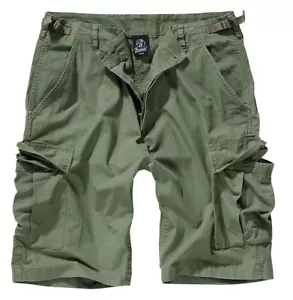 BRANDIT Pantaloncini Bermuda uomo cargo BDU Ripstop Over sizes Olive - Imagen 1 de 8