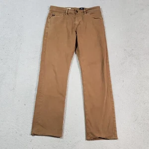 Adriano Goldschmied Jean Mens 31x32 (Fits 31x30) Brown The Graduate Tailored Leg - Picture 1 of 18