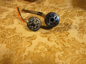 Vintage Hammond Organ Leslie 8 Pin Connector set Amphenol style tube socket - Picture 1 of 3