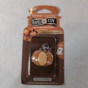 Yankee Candle Travel Tin Limited Edition Spiced Pumpkin Air Freshener 1310307 - Picture 1 of 5