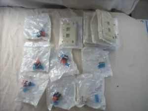 Hubbell 1gang 2port placa frontal y módulo conectores HD58A7 - Imagen 1 de 1