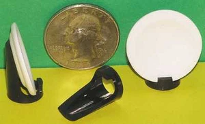 Cavalletti da esposizione in miniatura: 3 dimensioni "DE20" nero - Foto 1 di 1