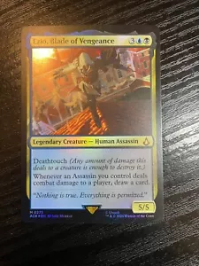 Ezio, Blade of Vengeance Foil MTG Magic the Gathering Card ACR Assassin's Creed - Foto 1 di 2