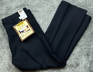 Wrangler Pants Mens 38x30 Navy Blue 82NV Dress Western Boot Jeans Regular Fit - Picture 1 of 14