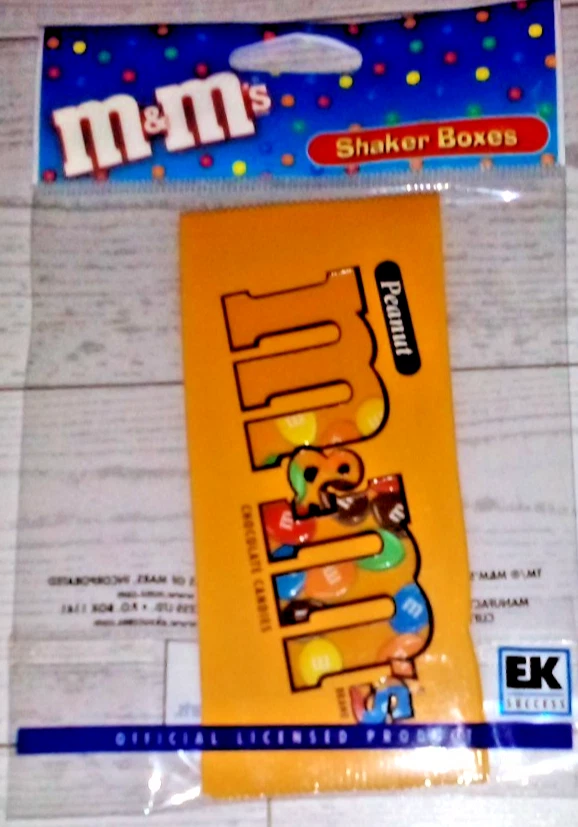 Caja coctelera de caramelos M&M's Peanuts 3D artesanía álbum de recortes EK éxito Foto 1 de 1