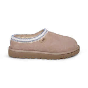 UGG TASMAN SAND SUEDE SHEEPSKIN CLASSIC WOMEN'S SLIPPERS SIZE US 9/UK 7 NEW - Picture 1 of 5