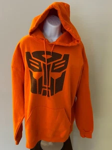 Transformers Autobot Logo Erwachsene Hoodie Jerzees Nublend Unisex XL Orange - Bild 1 von 6