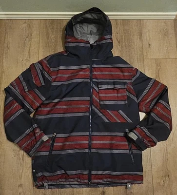 686 Aunthentic Venture Insulated Ski Snowboard Men's Jacket XL, Blue/Red/Gray  - Image 1 of 4