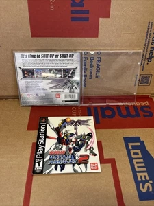 Gundam Battle Assault 2 PS1 Playstation 1 One nur Anleitung Hülle und Handbuch - Bild 1 von 2