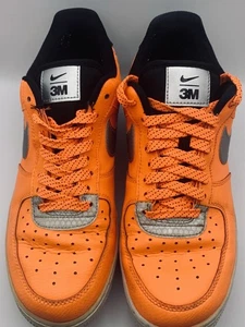 Scarpe casual Nike 3M x Air Force 1 '07 SE Total Orange da uomo taglia 7 CT2299-800 - Foto 1 di 11