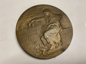 1940's President Franklin Roosevelt Memorial Commemorative Coin Brass 3 In - Picture 1 of 2