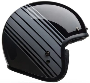 Bell Custom 500 Edge Open Face Motorcycle Helmet Black/Gray - Picture 1 of 3