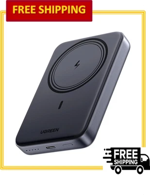 Banco de alimentación UGREEN MagSafe: cargador portátil inalámbrico de carga rápida de 20 W de 10.000 mAh Foto 1 de 4