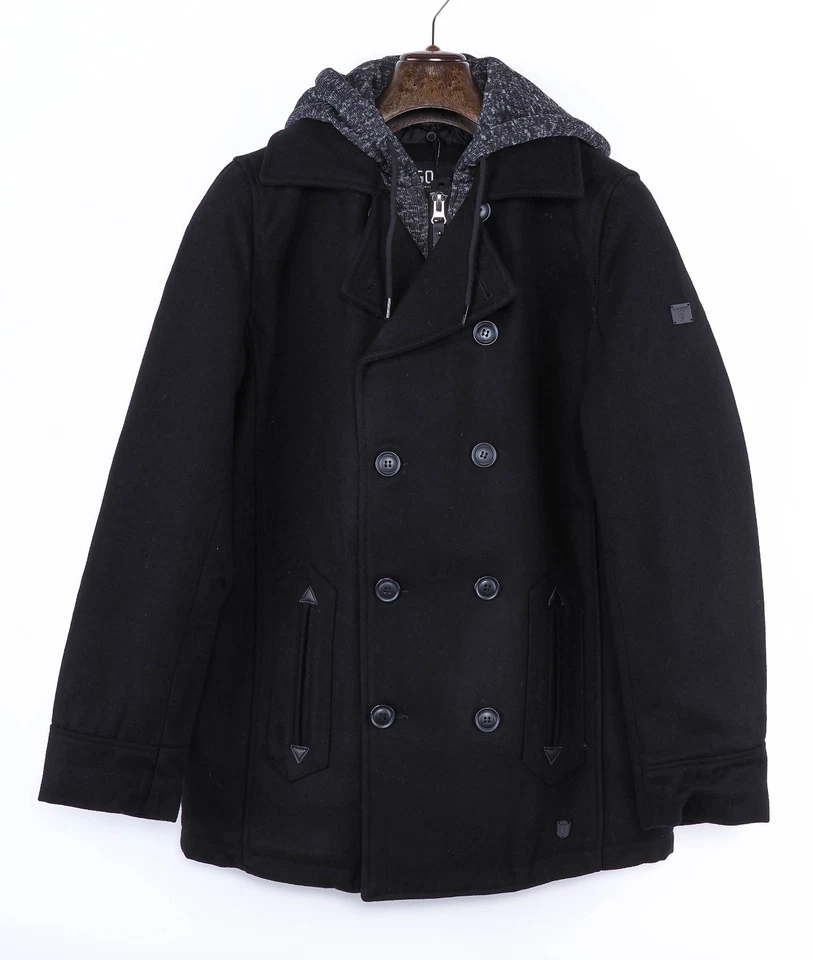 Indicode Men's Coat Size M INCliff Wool Blend Hooded 24572 RRP: 160 Eur - Image 1 of 4