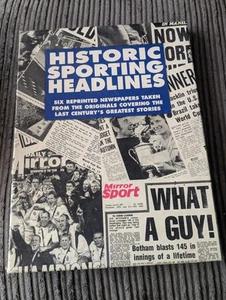 Historic Sporting Headlines, ROBERT FREDERICK Boxed Newspapers (S1) - Foto 1 di 5