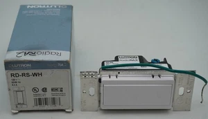 Lutron RD-RS-WH White Radio RA2 RA3 LED Wireless - Picture 1 of 4