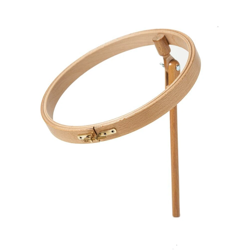 Hardwicke Manor 11" hoop Franny Frame Embroidery Birch hardwood cross stitch - Image 1 of 1