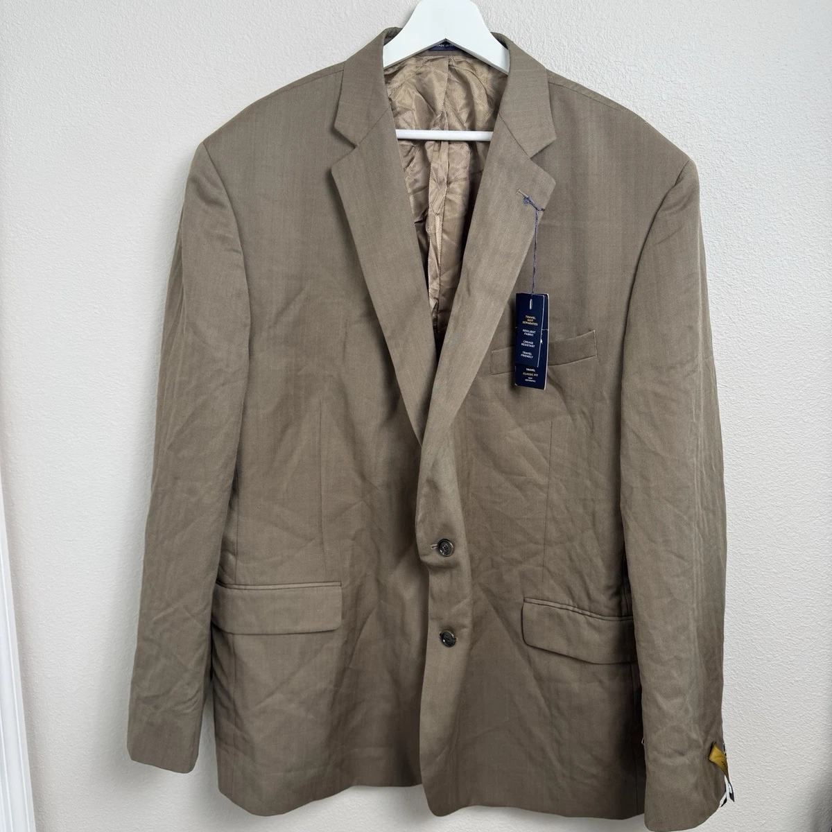 Double-Breasted Beige Suits & Blazers for Men for sale | eBay