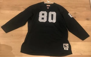 Mitchell & Ness Jerry Rice Oakland Raiders THROWBACK 2001 Black Jersey Size 60 - Picture 1 of 6