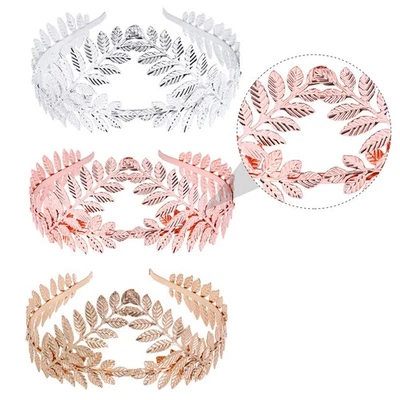 Accessori per da sposa a forma di foglie delicate 3 pezzi - Immagine 1 di 4