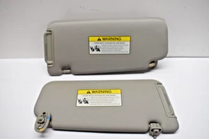 Gray Driver Passenger Sun Visor Without Illumination Fits 10-13 FORTE Sedan A399 - Picture 1 of 20