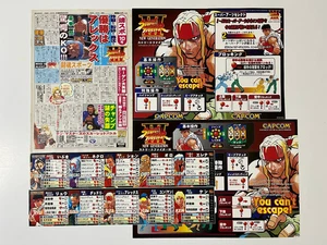 Street Fighter III New Generation Capcom CPS3 Arcade Art Set & Secret File Japan - Picture 1 of 22
