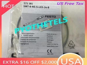 Festo SMT-8-NS-S-LED-24-B 171181 Proximity Switch - Picture 1 of 4