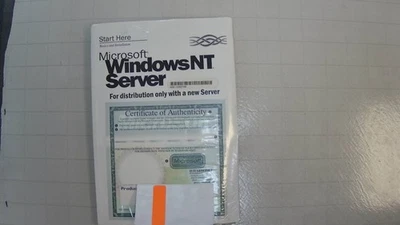 Microsoft Windows NT Server Version 4.0 Big Box W/ CD Discs - Image 1 of 2