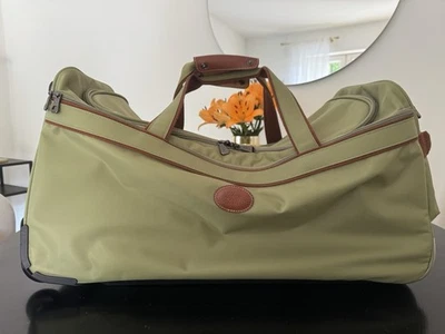Longchamp Weekender Trolley Bag Reisetasche Tasche grün - Bild 1 von 4
