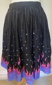Hell Bunny Damen Flipper 50er Jahre Rock Retro Größe XL UK 16 100 % Baumwolle brandneu - Bild 1 von 11