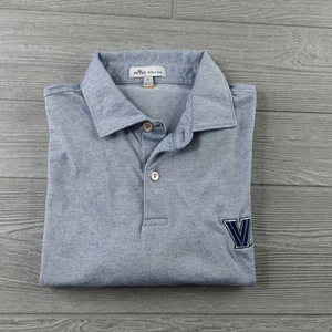 Peter Milllar Crown Polo Shirt Mens Medium Short Sleeve Villanova University - Picture 1 of 8