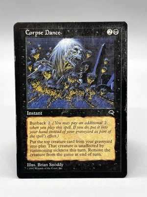 Corpse Dance Tempest MTG Magic the Gathering damaged - Image 1 of 2