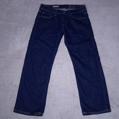 Pantalones de mezclilla AG Adriano Goldschmied para mujer azules 28R Tomboy recortados relajados rectos EE. UU. Foto 1 de 4
