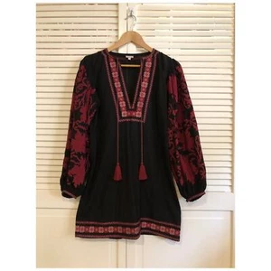 Talitha Embroidered Tunic Dress Small - Picture 1 of 12
