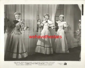 VINTAGE Vera Ellen June Haver Vivian Blaine '46 Publicity Portrait - Picture 1 of 1