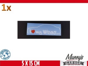 i love my W205 Mercedes Sticker Autoaufkleber Aufkleber Decal Auto Carsticker - Picture 1 of 44