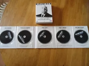 Box Set 5 DVD Alfred Hitchcock / 39 Steps 4 Espionage Secret Agent Young I - Picture 1 of 4