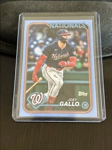 Actualización Topps 2024 Día del Padre Azul #US136 Joey Gallo/50 - Imagen 1 de 3