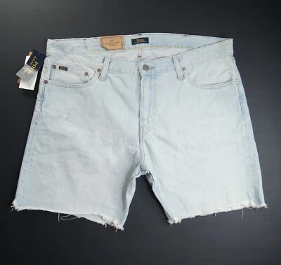 Pantalones Cortos de Denim POLO RALPH LAUREN Para Hombre Azul Claro Sullivan Ajustados Corte NUEVOS NUEVOS CON ETIQUETAS Foto 1 de 3