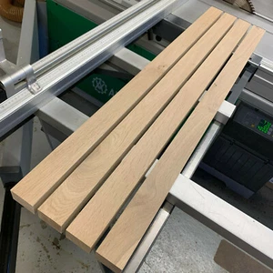 Kantholz Eiche Massiv Holz Leiste Balke Pfosten Tischbein Brett Vierkantholz - Bild 1 von 11
